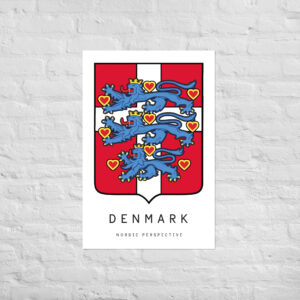 Poster - Nordic Crests - Denmark