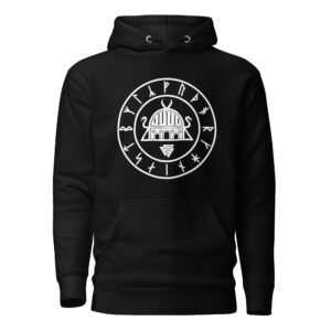 Hoodie - Rune Circle, Valhalla, Valknut