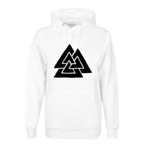 Valknut & Fellowship Quote Unisex Premium Pullover Hoodie, Viking Sweatshirt