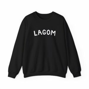 Lagom Sweatshirt | Minimalist Nordic Style Sweater | Cozy Oversized Scandinavian Apparel
